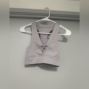 Bella Movement Racerback Sports Bra in Soft Lavender